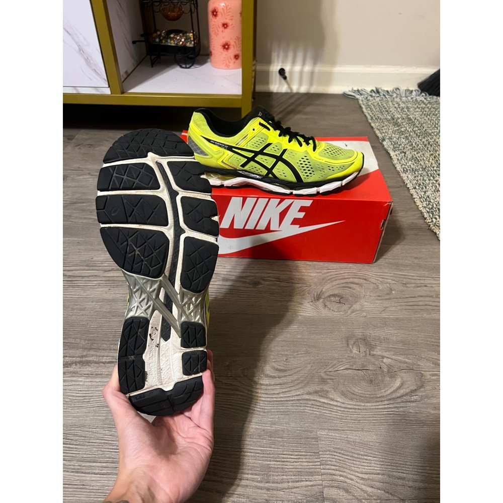 ASICS Gel Kayano 22 Men's T547N Lime Size 10 - Picture 8 of 8